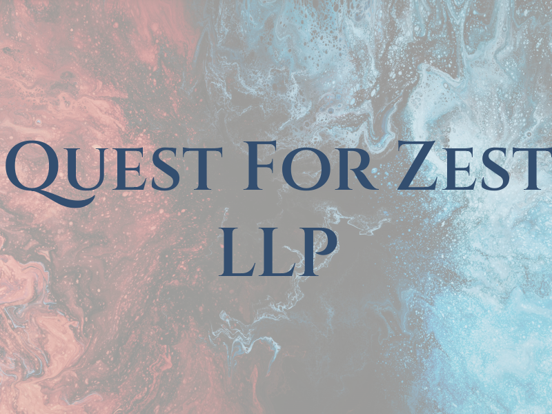 Quest For Zest LLP