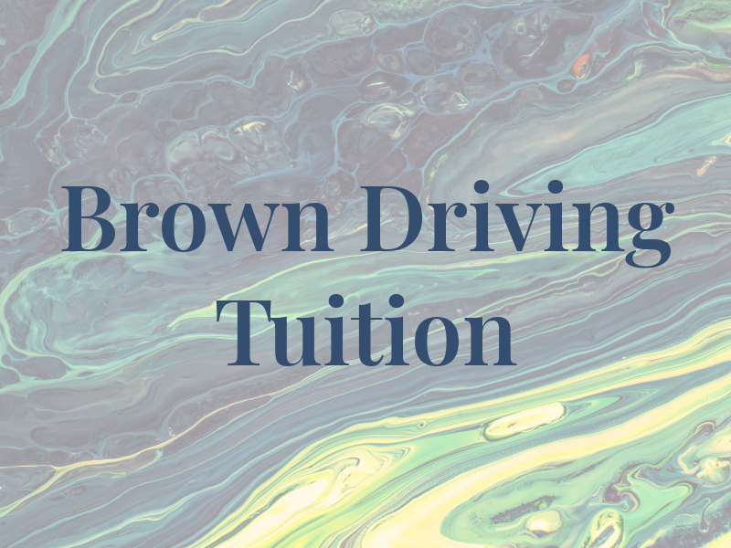 Rob Brown Driving Tuition