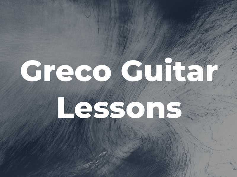 Rob Greco Guitar Lessons