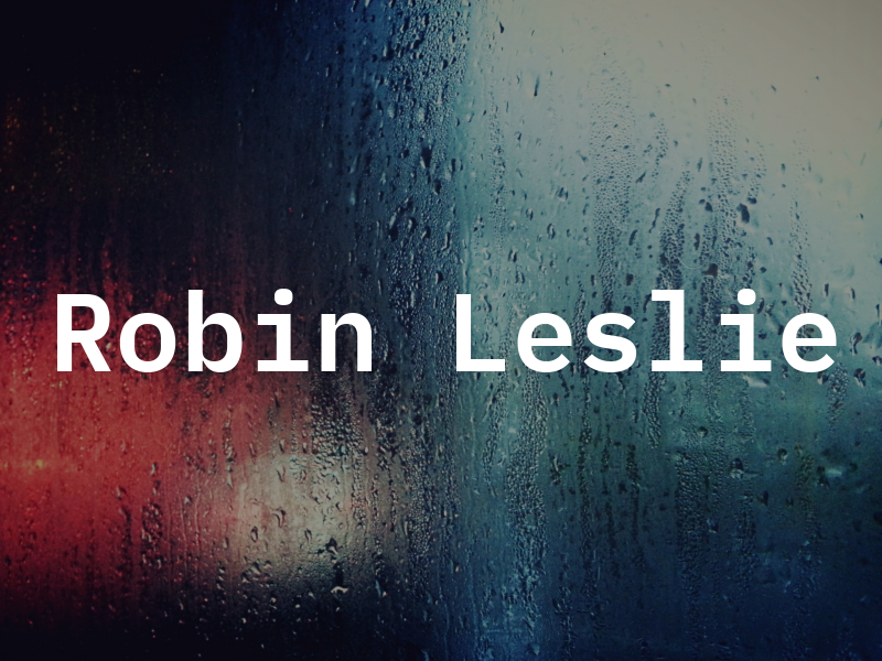 Robin Leslie
