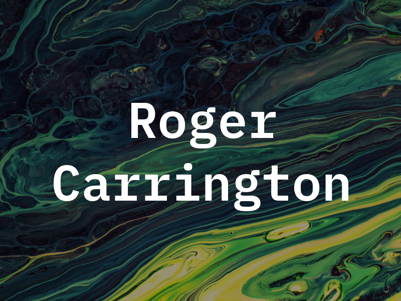 Roger Carrington