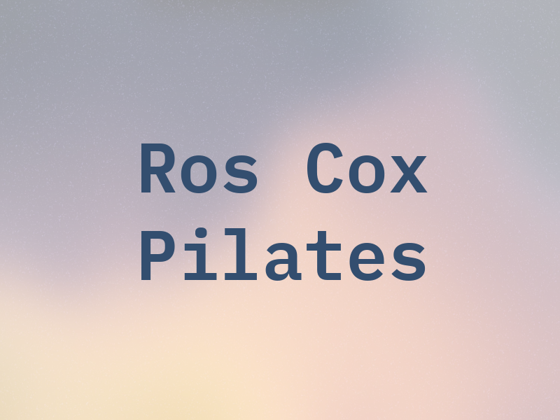 Ros Cox Pilates