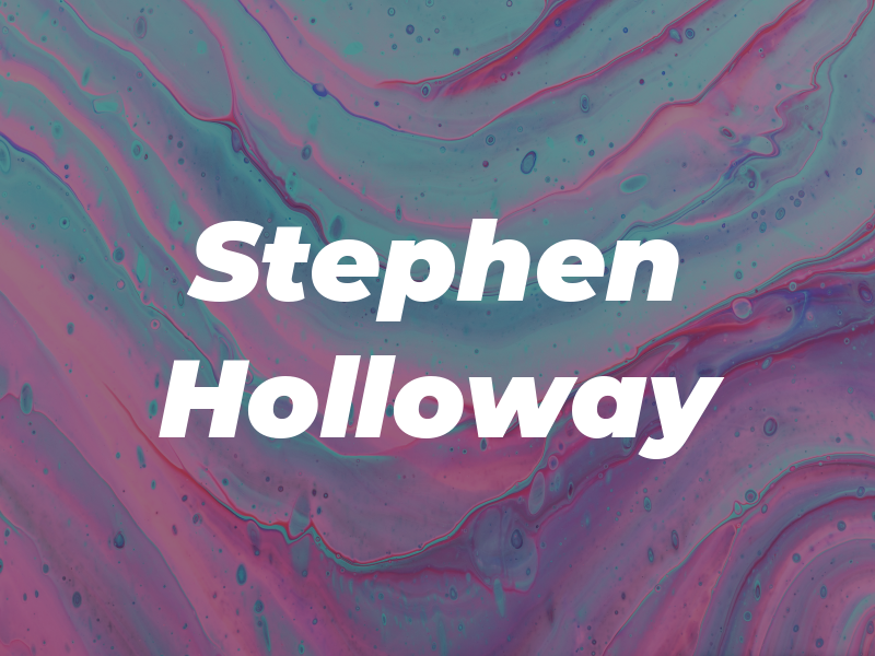 Stephen Holloway