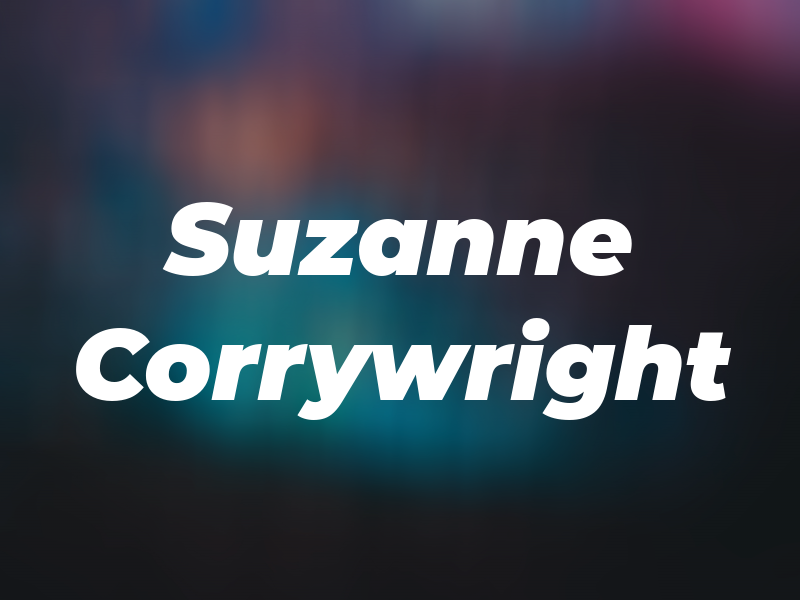 Suzanne Corrywright