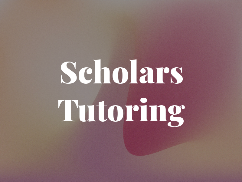 Scholars Tutoring