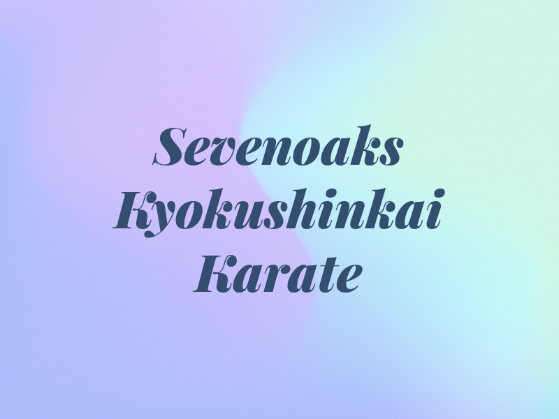 Sevenoaks Kyokushinkai Karate