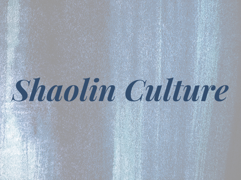Shaolin Culture