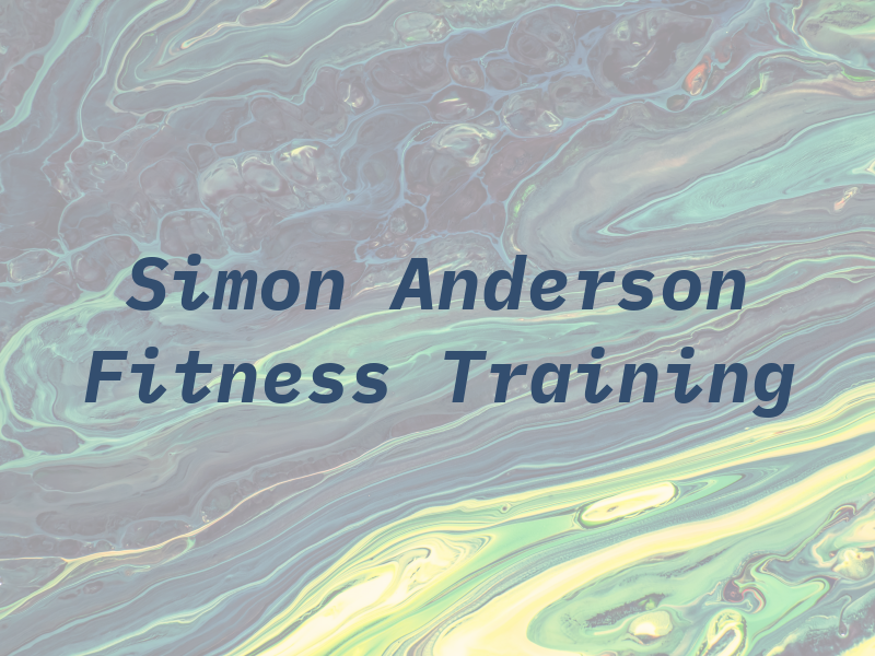 Simon Anderson Fitness Training