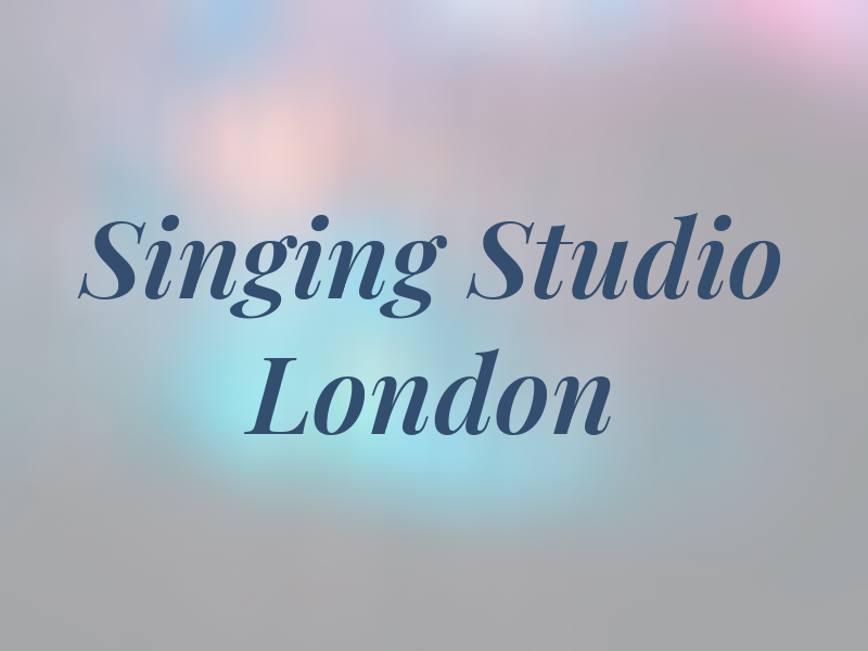 Singing Studio London