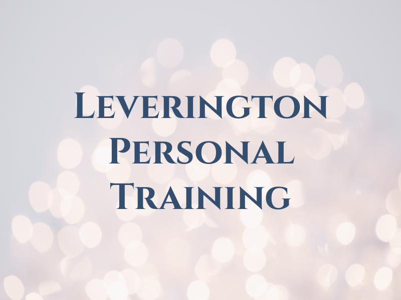 Tom Leverington Personal Training