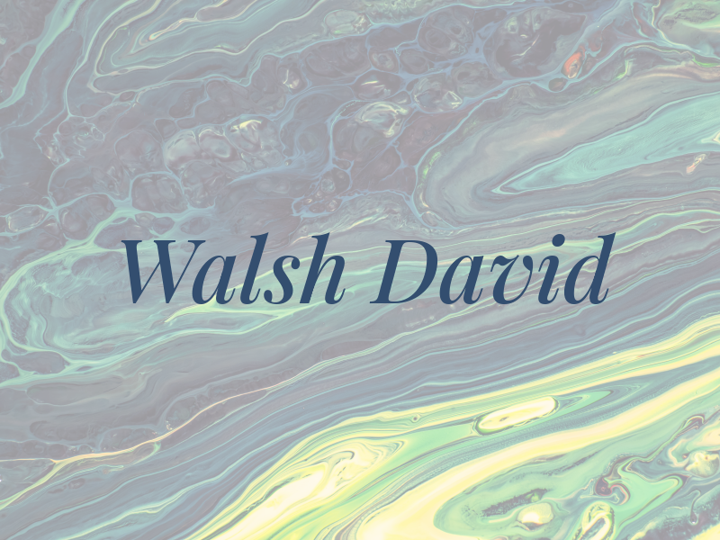 Walsh David