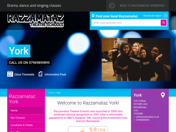 Razzamataz Theatre School York