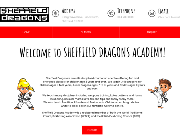 Sheffield Dragons Martial Arts Super Center