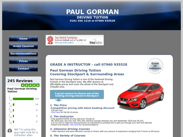 Paul Gorman Driving Tuition