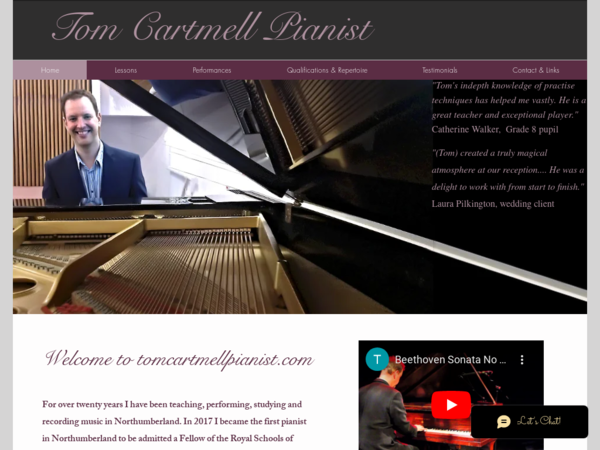 Tom Cartmell Pianist