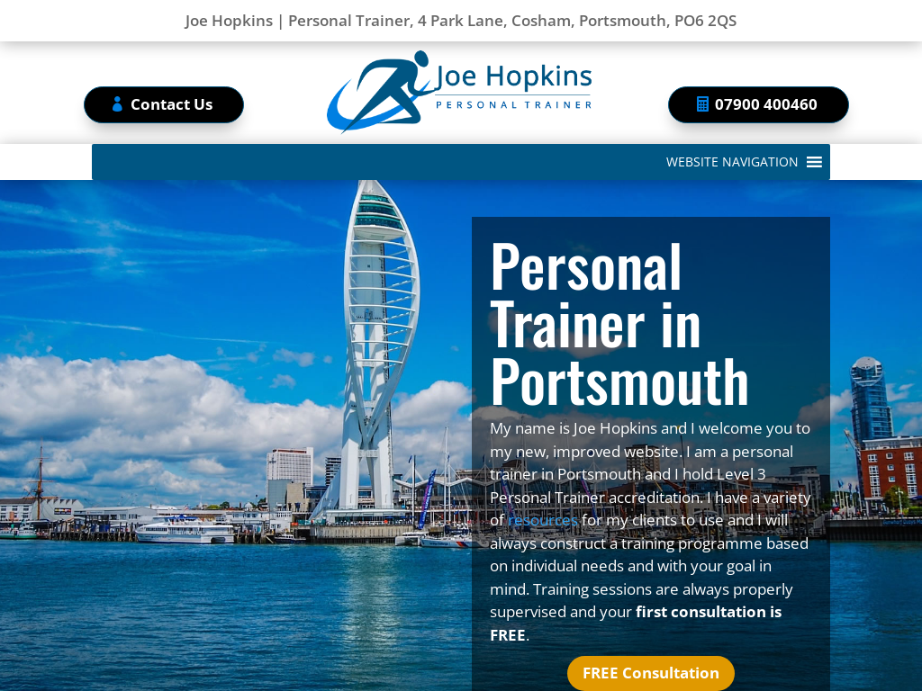 Joe Hopkins Personal Training