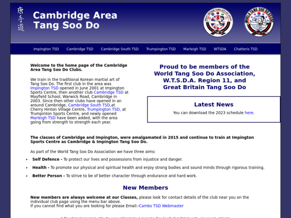 Cambridge Tang Soo Do Club