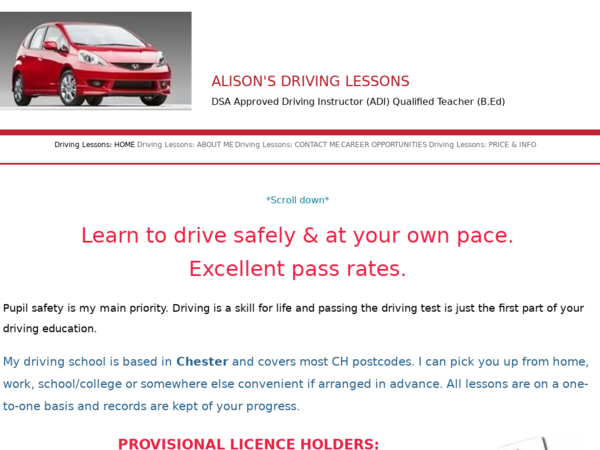 Alison's Driving Lessons