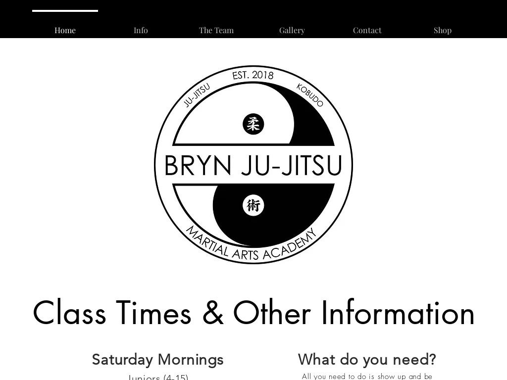 Bryn Ju Jitsu