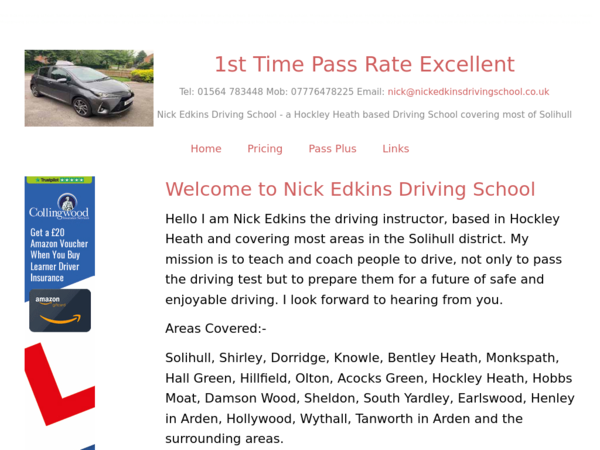 Nick Edkins Driving School