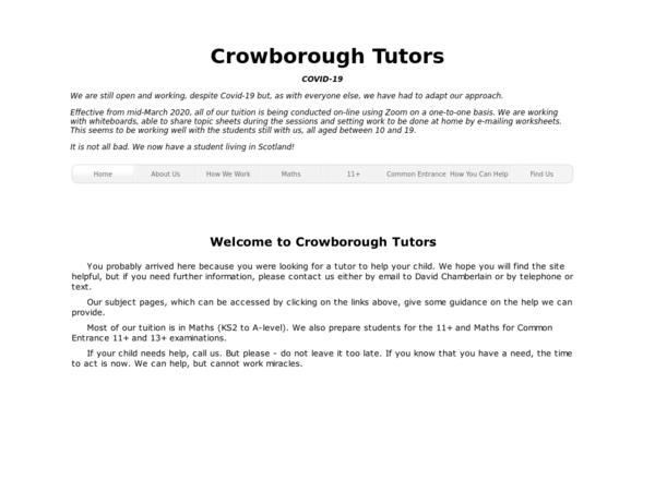 Crowborough Tutors