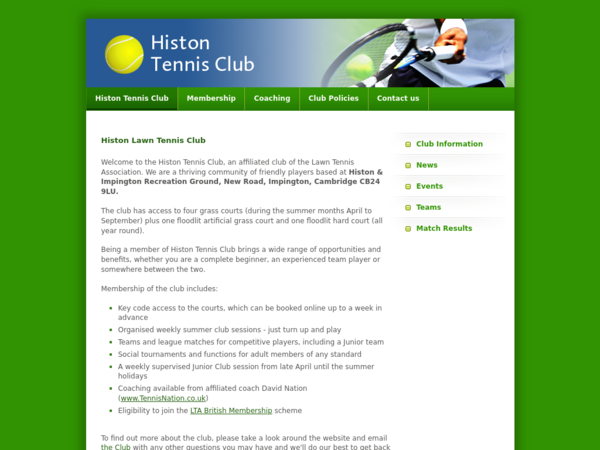 Histon Tennis Club