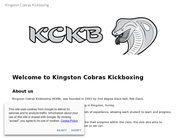 Kingston Cobras Kickboxing Club