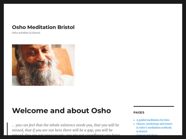 Osho Active Meditation Bristol