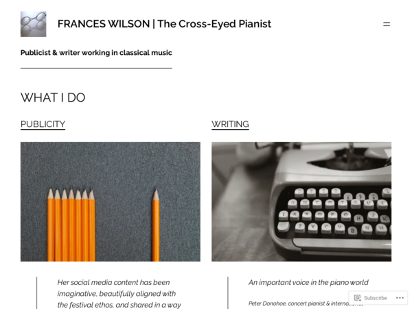 Frances Wilson's Piano Studio