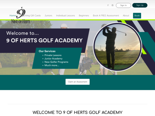 9 of Herts Golf Academy