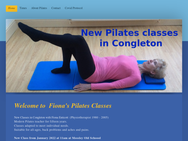 Fiona Pilates Congleton