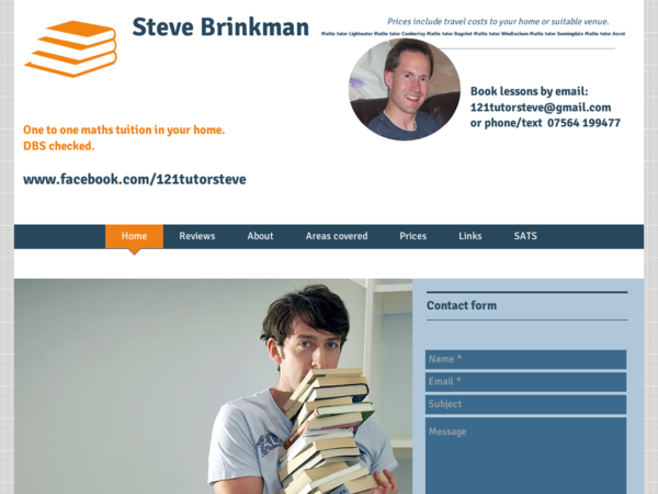 Steve Brinkman Private Maths Tutor