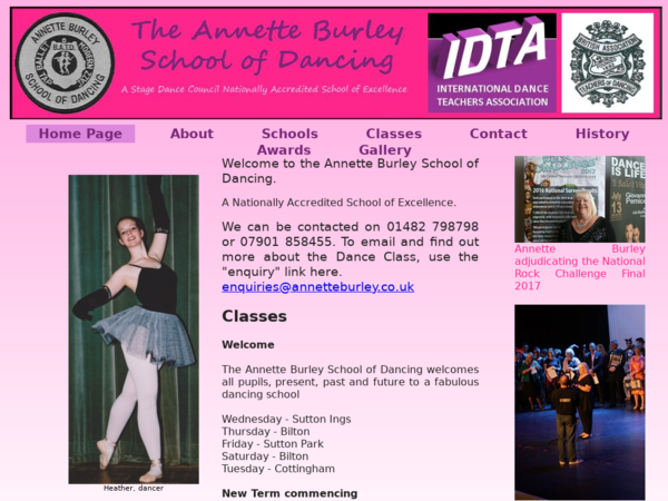 The Annette Burley School Of Dancing