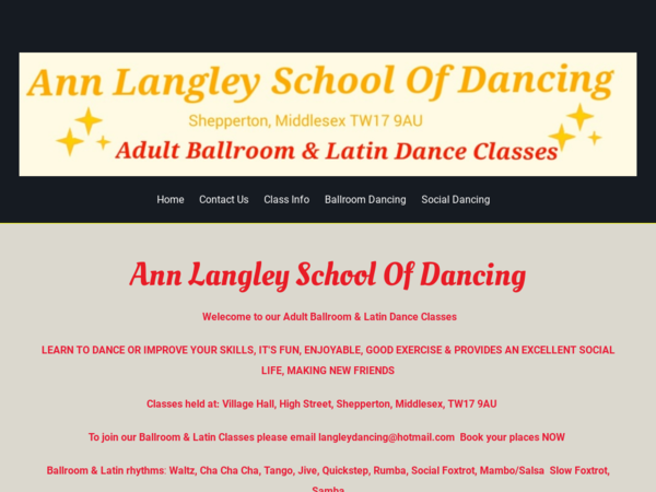 Ann Langley School Of Dancing