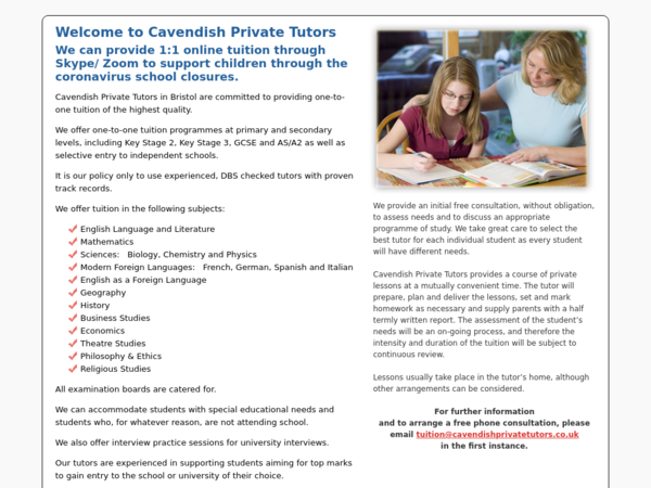 Cavendish Private Tutors