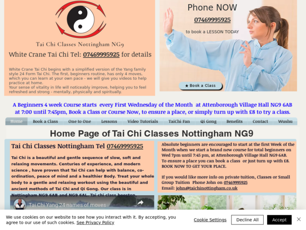 Tai Chi Nottinghamshire