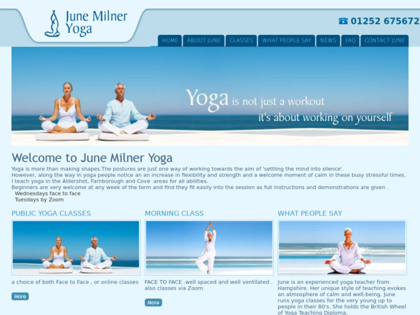 June Milner Yoga