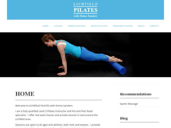 Lichfield Pilates With Emma Sanders