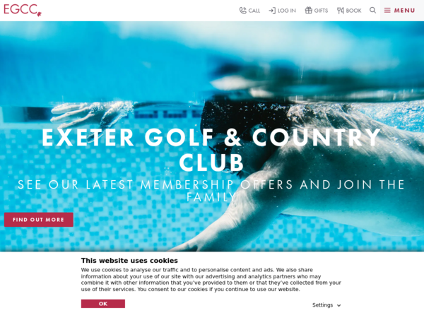 Indoor and Outdoor Swimming Pools at Exeter Golf and Country Club