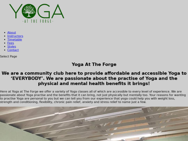 Yoga At the Forge