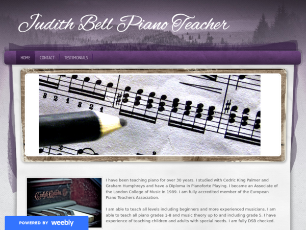 Judith Bell Piano Lessons