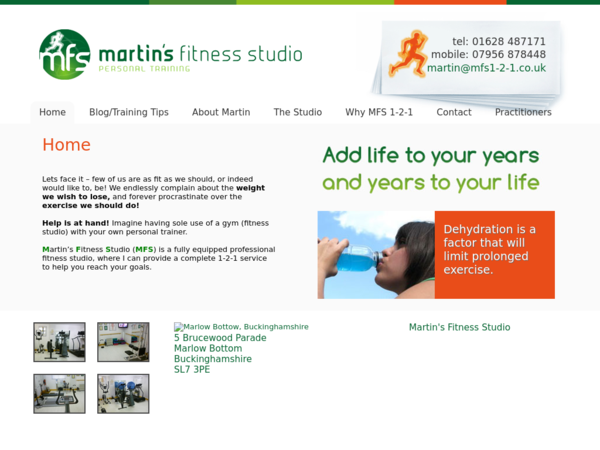 Martin's 1-2-1 Fitness Studio