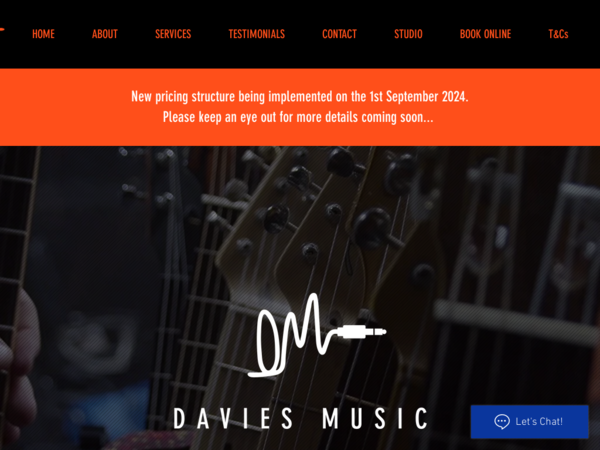 Davies Music Guitar Tutoring