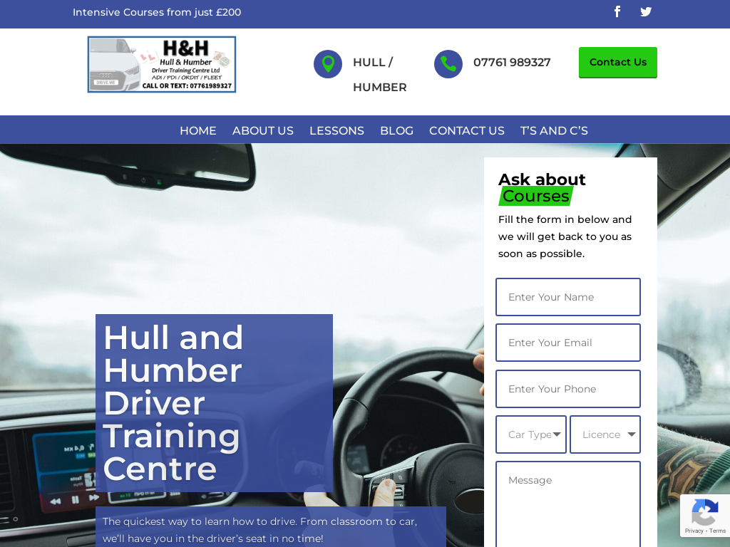 Hull and Humber Driver Training