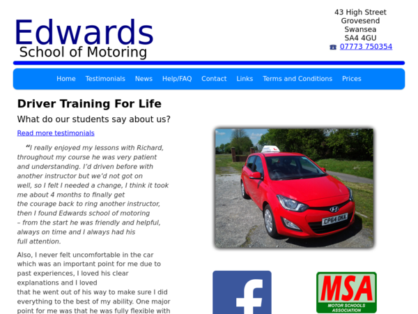 Edwards School Of Motoring