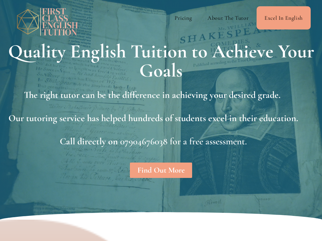 First Class English Tuition
