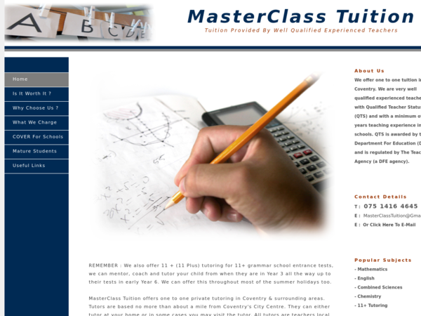 Masterclass Tuition