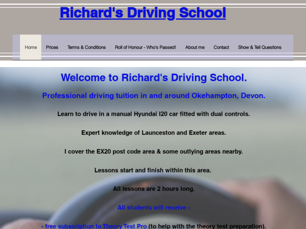 Richards Driving School Okehampton