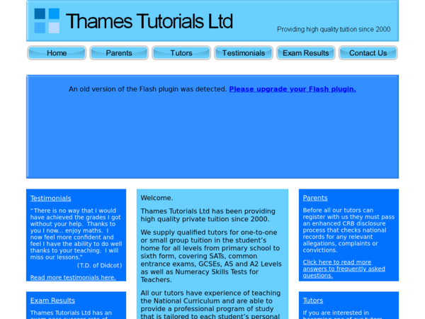 Thames Tutorials Ltd