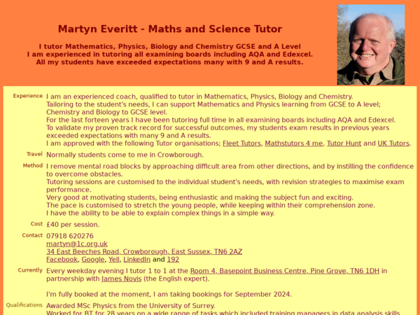 Martyn Everitt & James Novis Maths